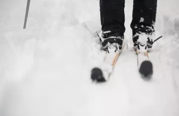 cross-country skiing