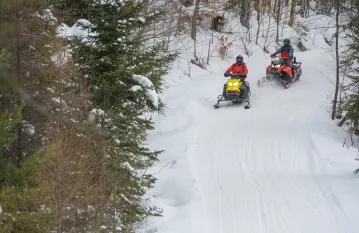 snowmobiling